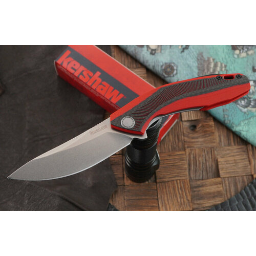 фото Складной нож kershaw tumbler red