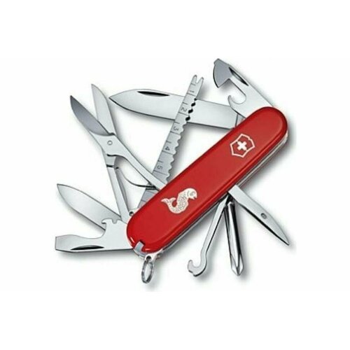 фото Швейцарский нож victorinox fisherman 1.4733.72 красный