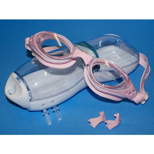 Очки для плаванья SG1603-К цвет розовый