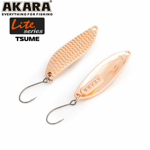 Блесна колебалка Akara Lite Series Tsume 30 2 гр. Cu