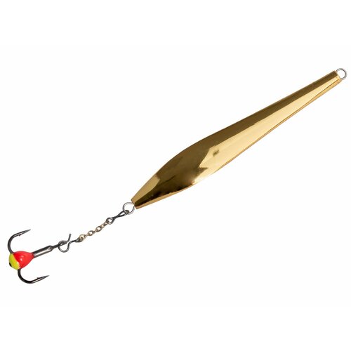 фото Блесна вертикальная зимняя lucky john double blade с цепочкой и тройником 60мм gc блистер