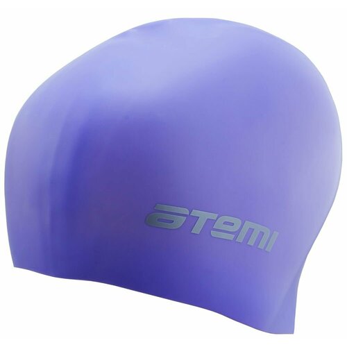 фото Шапочка для плавания atemi, rc308, силикон, фиолетовый