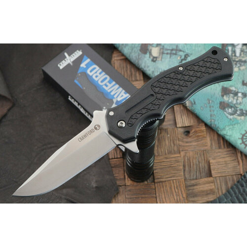 фото Складной нож cold steel crawford model 1 black