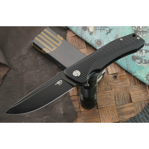 Складной нож Bestech Knives Mako, сталь K110, рукоять черная G-10