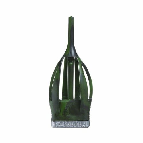 фото Груз-кормушка пластиковая x-feeder pl camo tverskaya m, цвет камо, 60 г, 40 мл