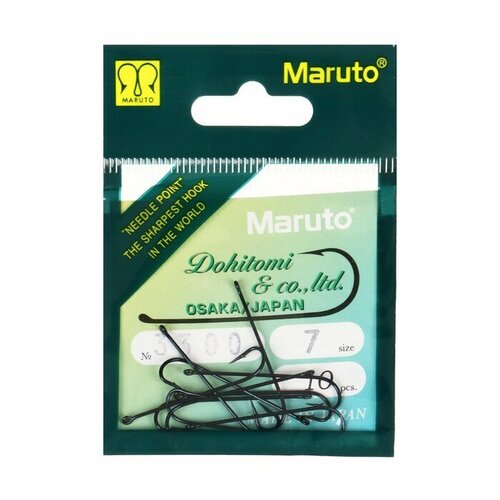 фото Крючки универсальные maruto 3300-blue № 7, 10 шт. нет бренда
