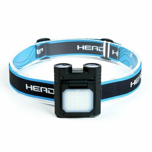 Фонарь налобный аккумуляторный 6 Вт 1400 мАч 400 лм XPG 2835SMD 6 режимов 2978₽