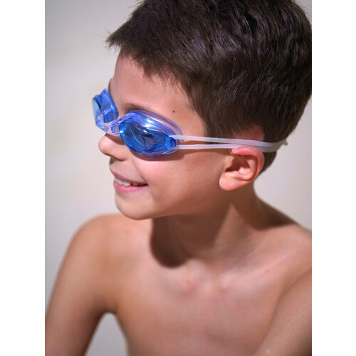 Очки для плавания для мальчика PlayToday, размер 13,2*4,3 см, голубой