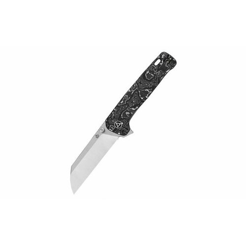 Нож складной QSP D1 Penguin Plus (рукоять карбон мраморный, клинок 20CV) складной нож qsp knife gavial qs126 d1 сталь d2 рукоять микарта