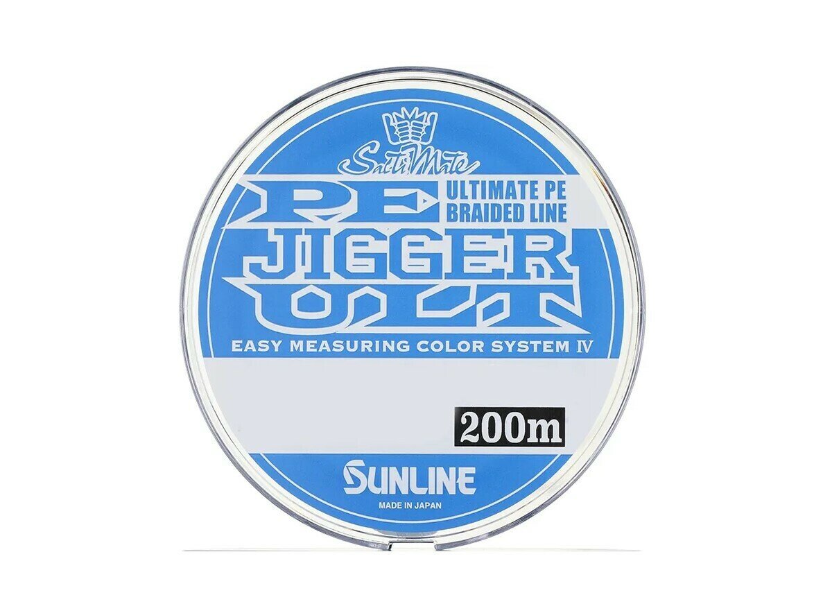 Шнур Sunline PE JIGGER ULT 4 Braid 200м 10Lb 4.5кг # 0.6