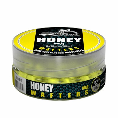 фото Sonik baits бойл насадочный sonik baits wafters, мёд, 8 х 10 мм, 25 г