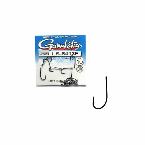 фото Крючки gamakatsu g-code ls-5413f n/l №10 (12шт)
