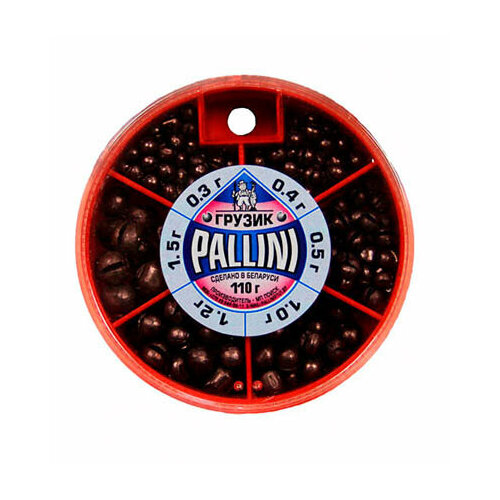фото Груз в наборе 110г 0.3-1.5г pallini