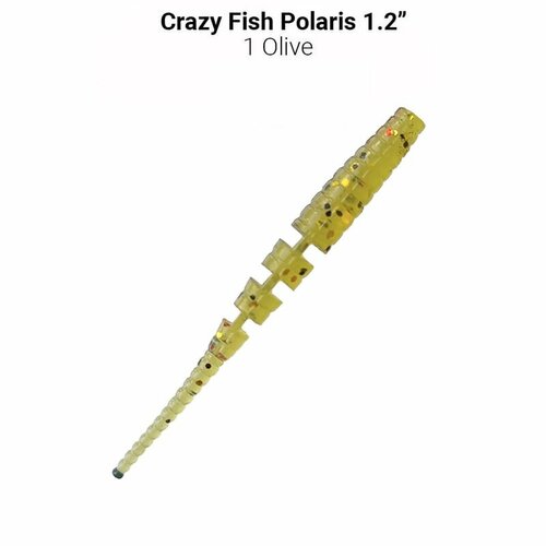 Силиконовые приманки Crazy Fish Polaris 1.2 61-30-1-6