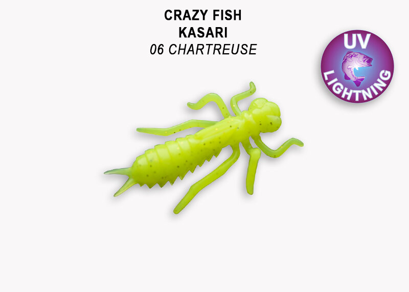 Силиконовые приманки Crazy Fish Kasari 1" 52-27-6-7