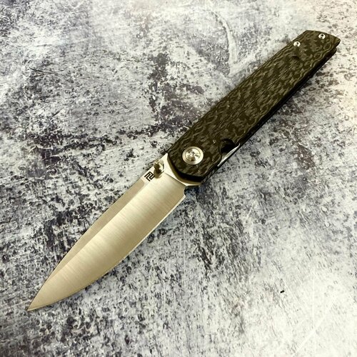 фото Ar_1849p-cf sirius - нож складной, рукоять карбон, клинок ar-rpm9 artisan