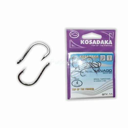 фото Крючок kosadaka tanago 3033bn №8 14шт