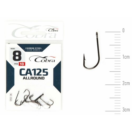 фото Крючки cobra allround сер. ca125 разм. 008 10шт.