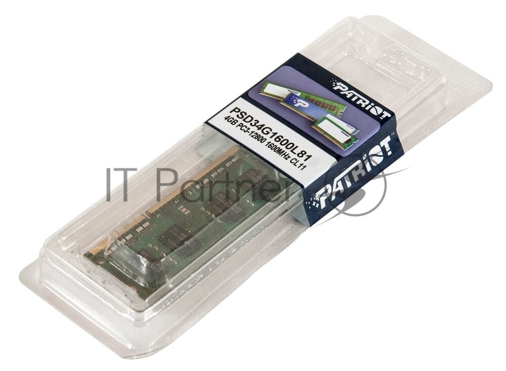 PATRIOT DDR3L PSD34G1600L81 4GB - фото №8