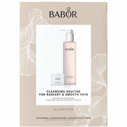 BABOR Набор Очищающий бальзам & Смягчающий розовый тоник / Cleans Balm & Rose Toner Set