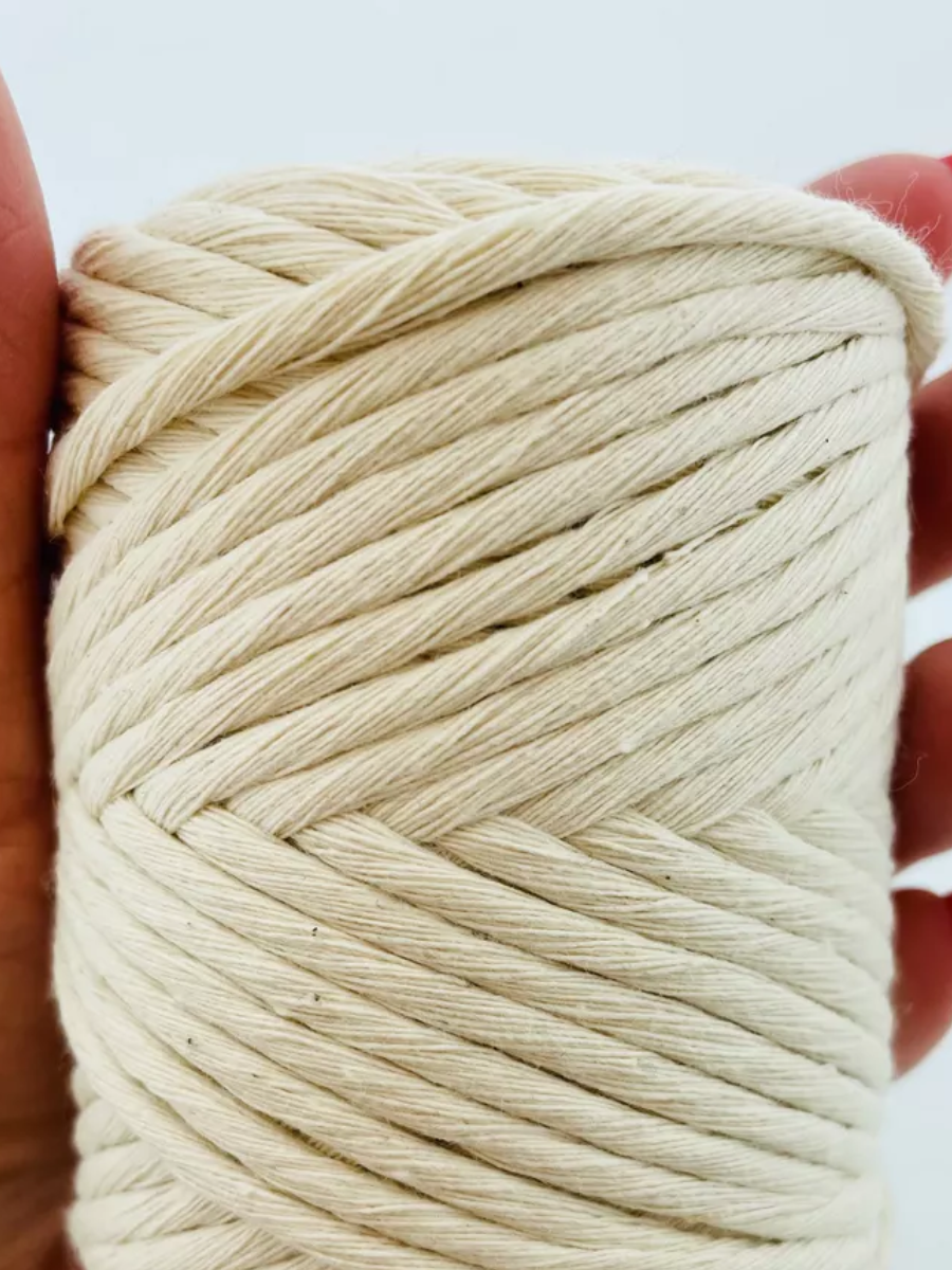 Фитиль для свечи кручёный 40 нитей 3,4 мм 50 метров хлопковый — фото 1