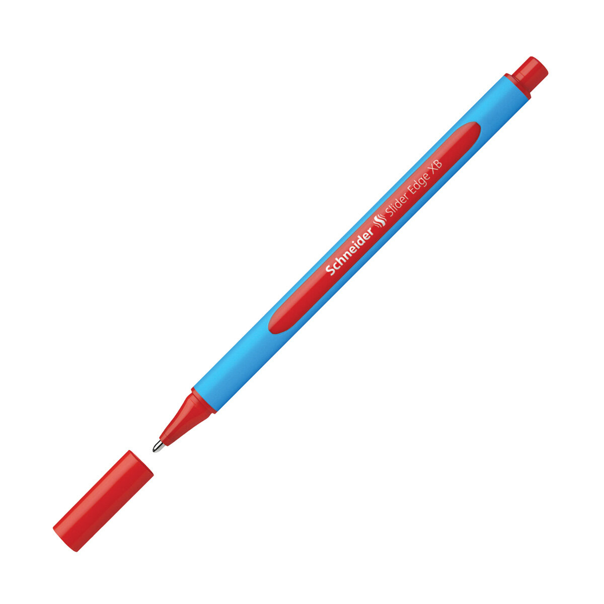 Комплект 10 шт, Ручка шариковая Schneider "Slider Edge XB" красная, 1.4мм, трехгранная