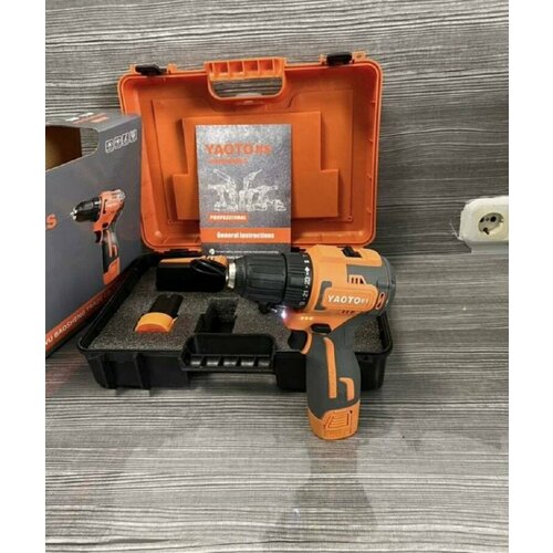 Шуроповерт электрический аккумуляторный бесщеточный Yaoto BS 21V в кейсе 21 В 999000₽