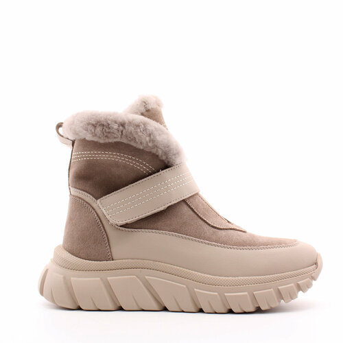 фото Ботинки madella, размер 40, бежевый