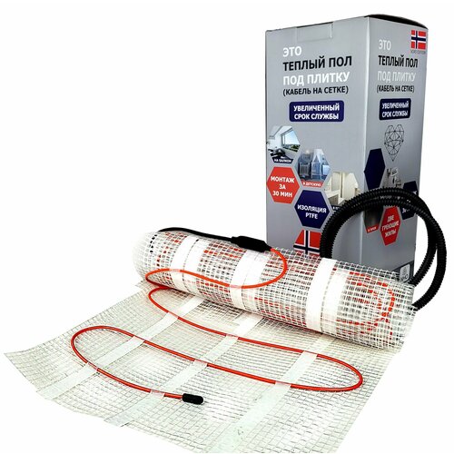 Комплект Теплого пола под плитку - 1 м. кв.
