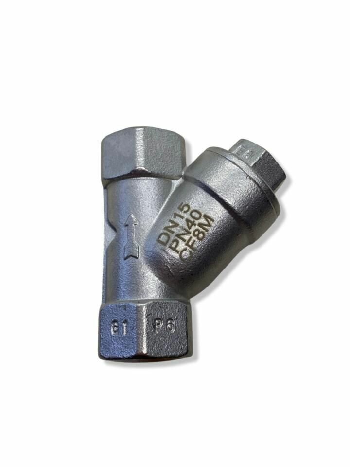 фото Фильтр сетчатый нержавеющий муфтовый DN15 PN40 G1/2" MSG14015