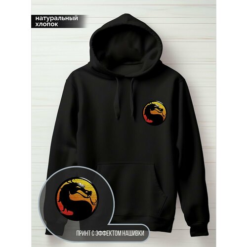 фото Худи hypnotica, размер 2xl, черный