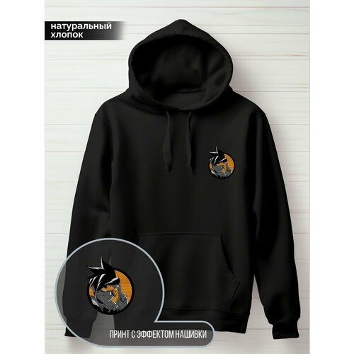 фото Худи hypnotica, размер 2xl, черный