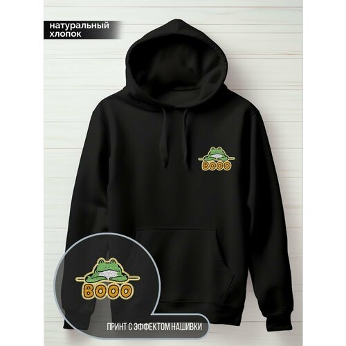 фото Худи hypnotica, размер m, черный