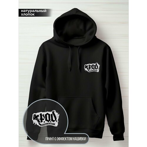 фото Худи hypnotica, размер m, черный