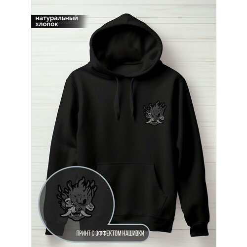 фото Худи hypnotica, размер xs, черный