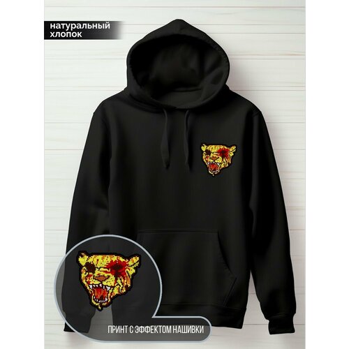 фото Худи hypnotica, размер m, черный