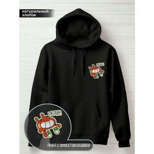 фото Худи hypnotica, размер s, черный