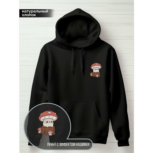 фото Худи hypnotica, размер xs, черный