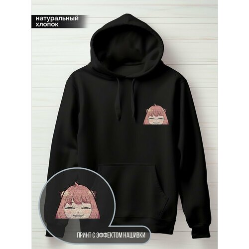 фото Худи hypnotica, размер xs, черный