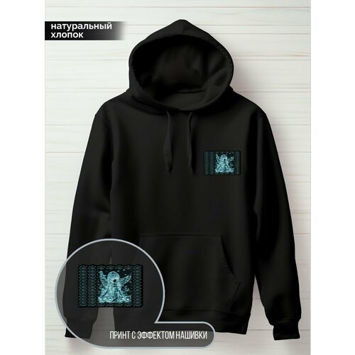 фото Худи hypnotica, размер m, черный