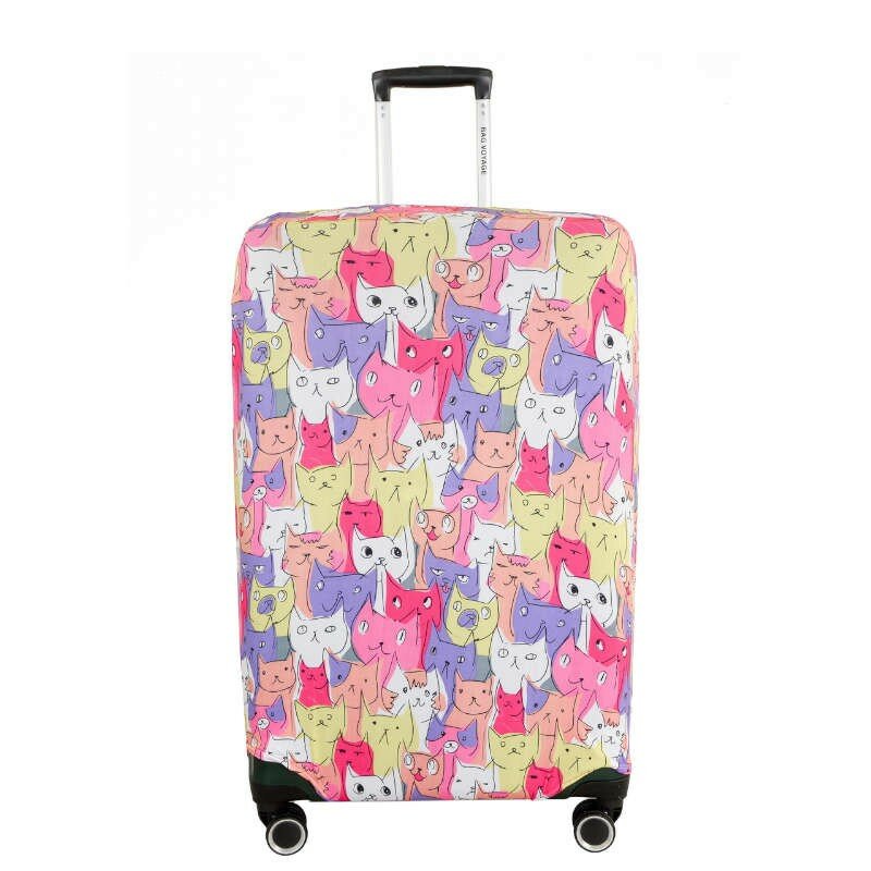 фото Чехол для чемодана 4042-2 коты L УТ-00013188