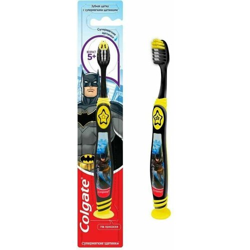 Детская зубная щетка Colgate Batman питаемая от батарей супермягкая 99900₽