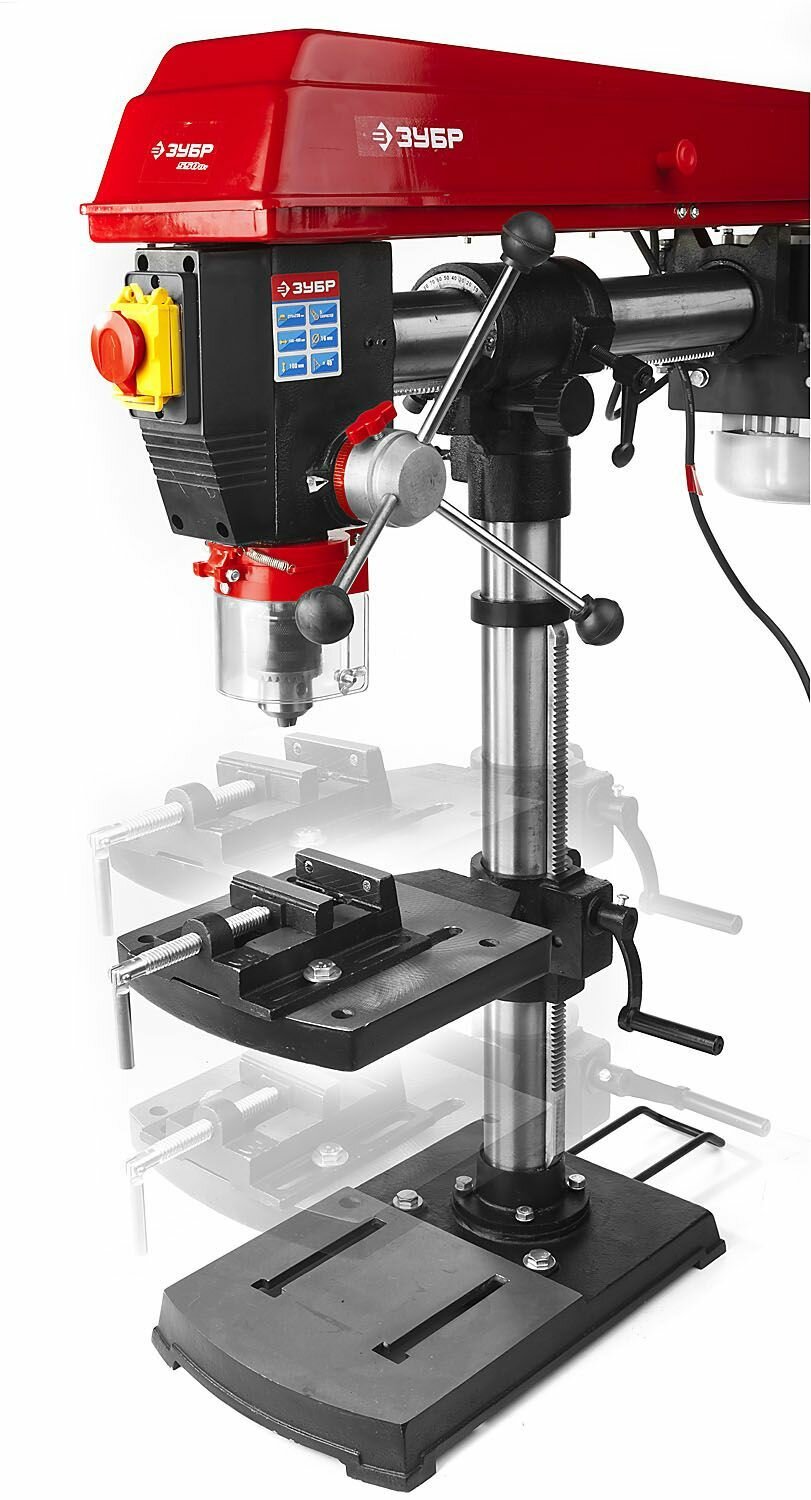Сверлильный радиально-сверлильный станок ЗУБР - фото №16