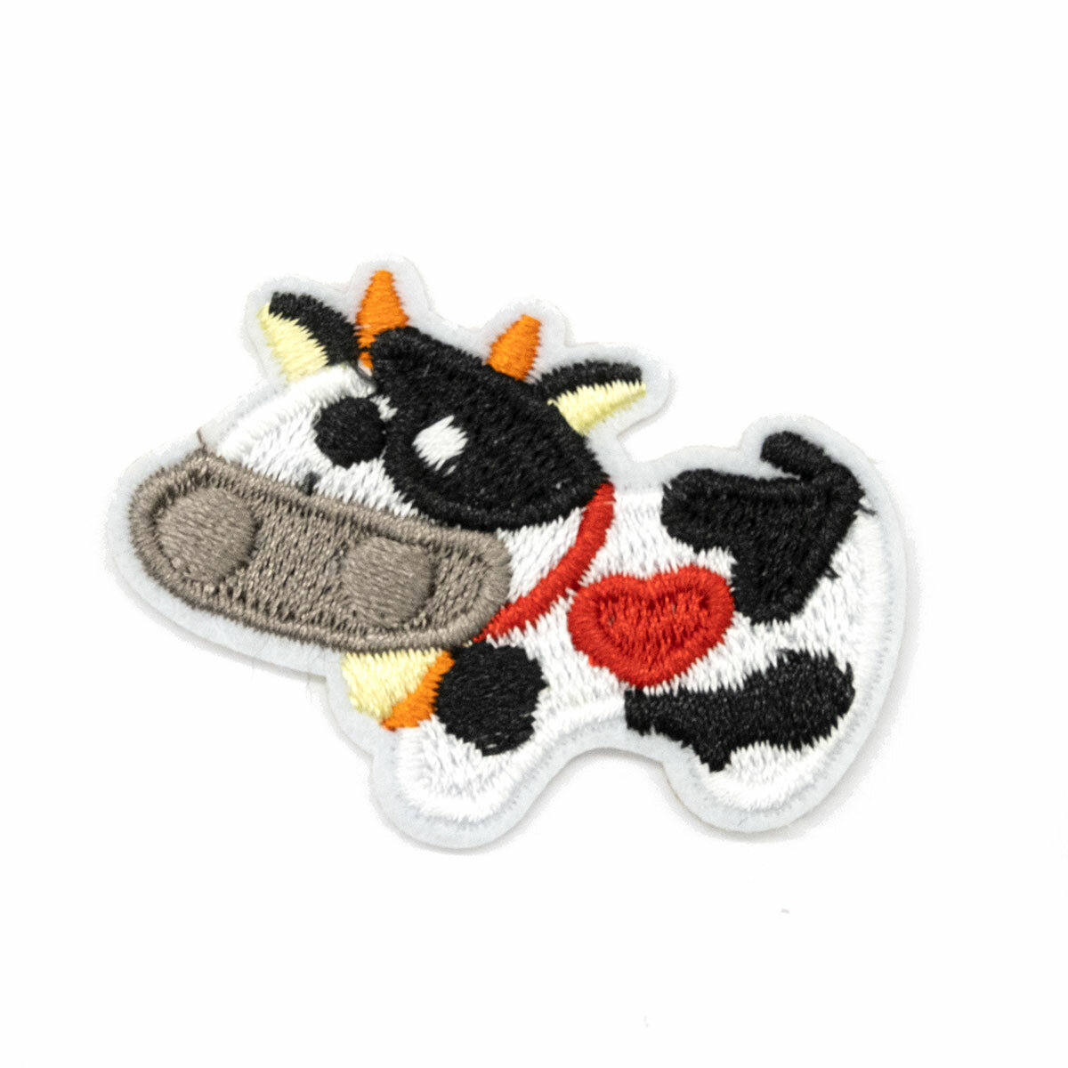 Термоаппликация на одежду Hobby&Pro 'Корова с сердечком', 5,1*3,7 см