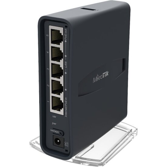 Wi-Fi роутер MikroTik hAP ac lite, USB-порт, 5 портов Ethernet, 10/100 Мбит/с — фото 1