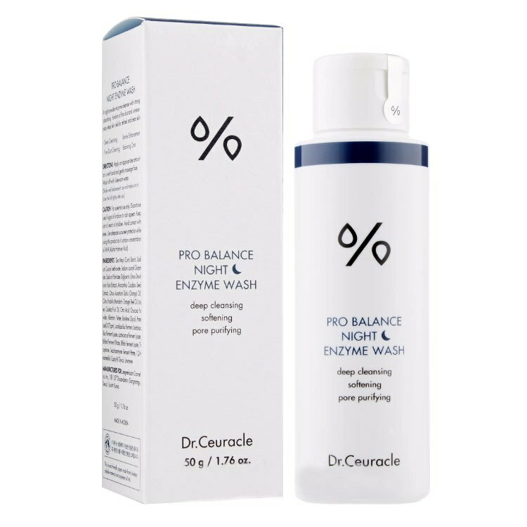Dr.Ceuracle Pro Balance Night Enzyme Wash Ночная энзимная пудра для очищения кожи, 50 г