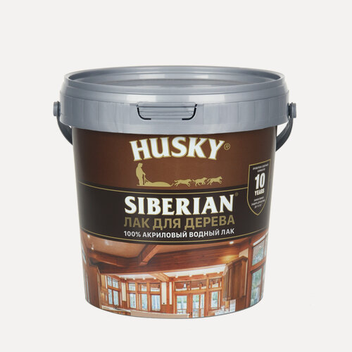 Изображение товара Аквалак Husky Siberian 0,9 л для защиты деревянных поверхностей и мебели