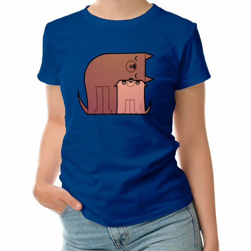 фото Футболка roly, размер s, синий