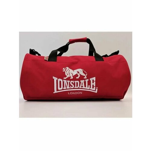 Сумка спортивная LONSDALE 415973, 48х25х25 см, красный