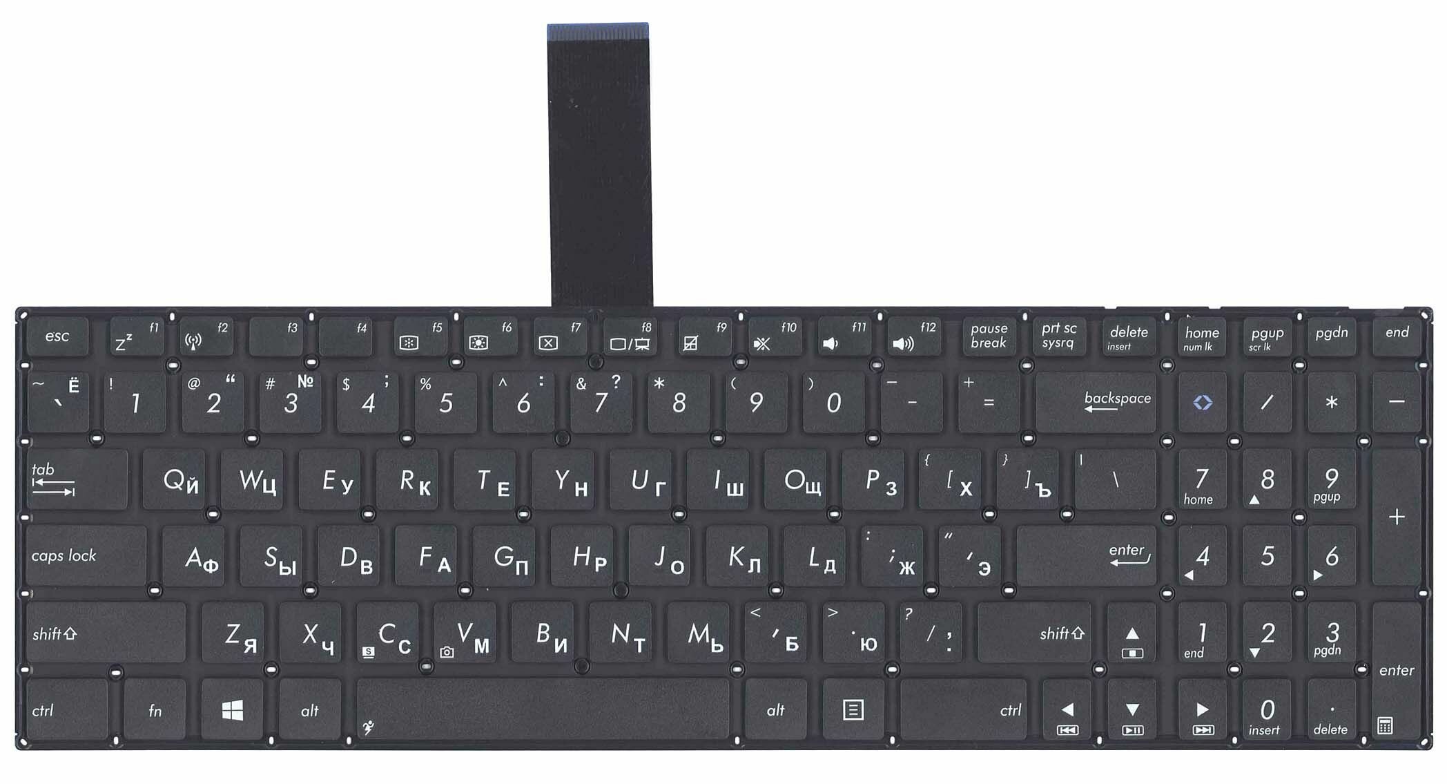 Клавиатура для ноутбука MP-12F53US-5283W, для ноутбуков Asus K56, X550 серии, код mb009263